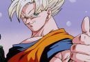 Goku Super Saiyan con el pelo rubio en Dragon Ball Z