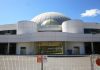 Antiguo cine IMAX de Madrid en el parque Enrique Tierno Galván, fotografiado en 2016 antes de las obras de transformación en teatro musical.