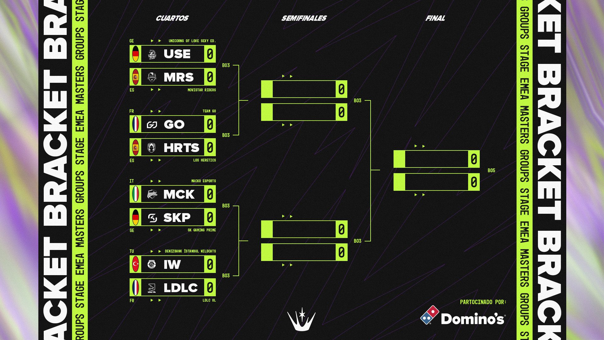 Los playoffs de EMEA Masters llegan a LVP con Movistar Riders y Los Heretics camino del trono europeo 