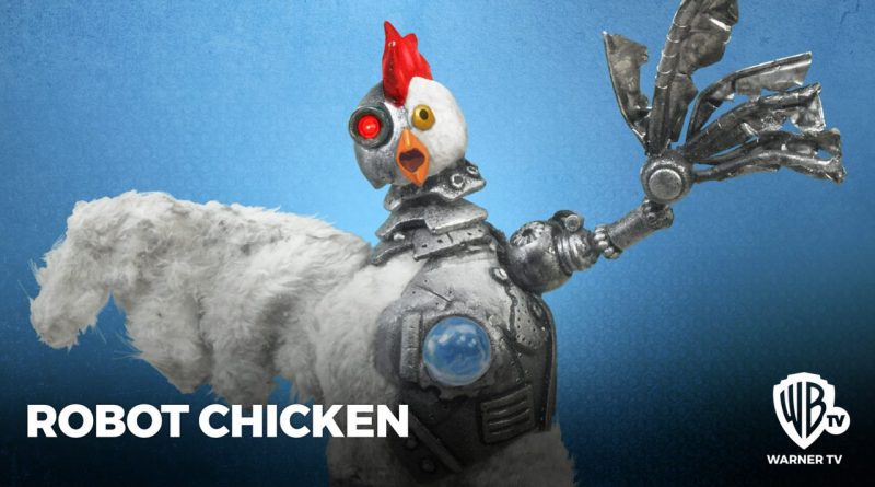 “El 1 de julio llega a Warner TV la undécima temporada de Robot Chicken”.