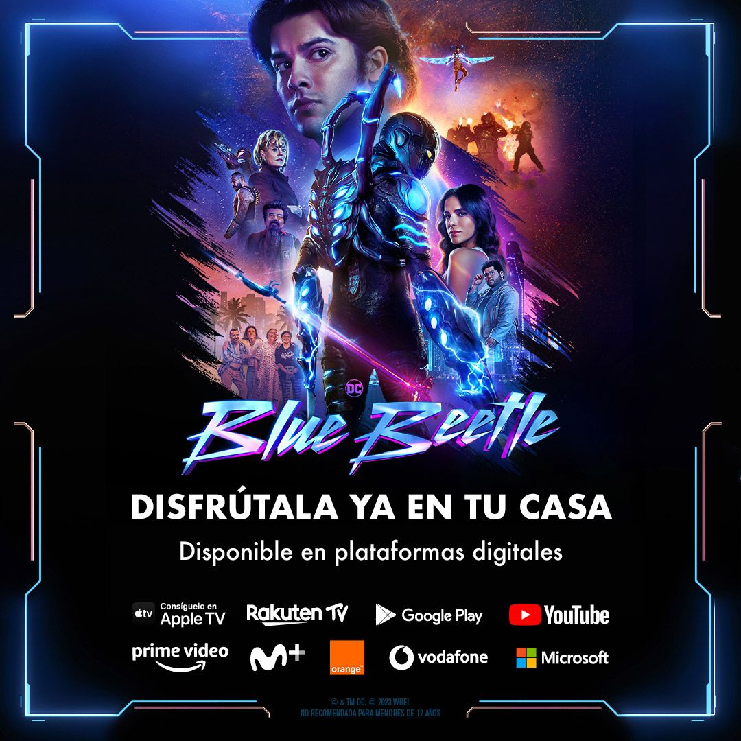 ‘Blue Beetle’ ya está disponible en plataformas digitales