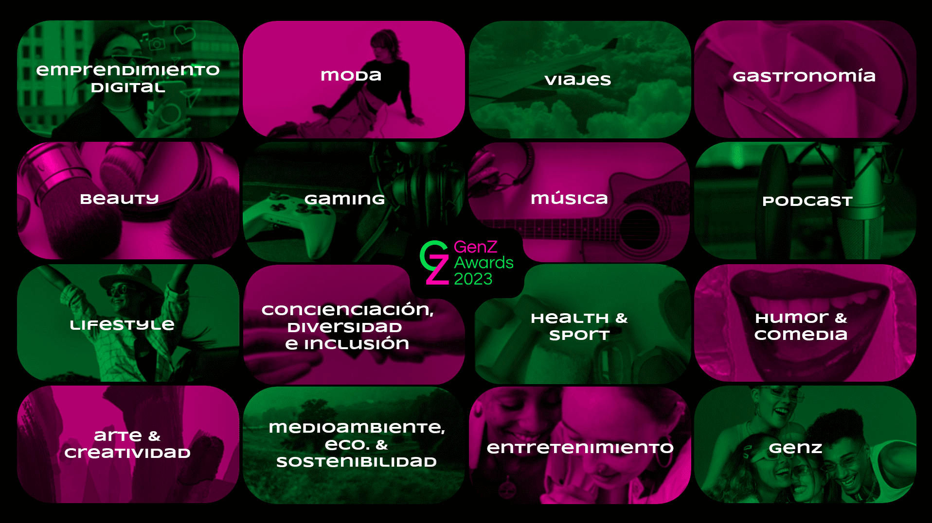 Anunciados los nominados para los GenZ Awards, destacando a los mejores influencers del año