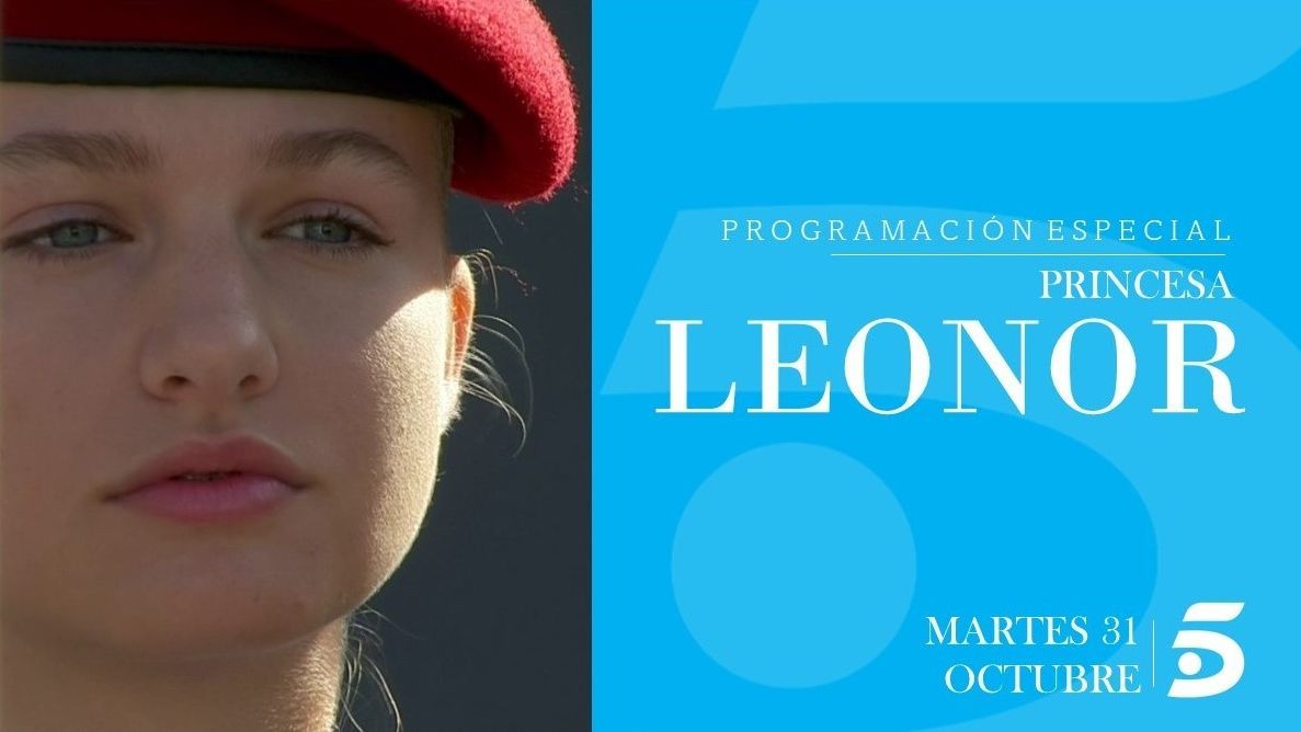 Telecinco emitirá un programa especial el 31 de octubre para cubrir la jura de la Constitución de la princesa Leonor