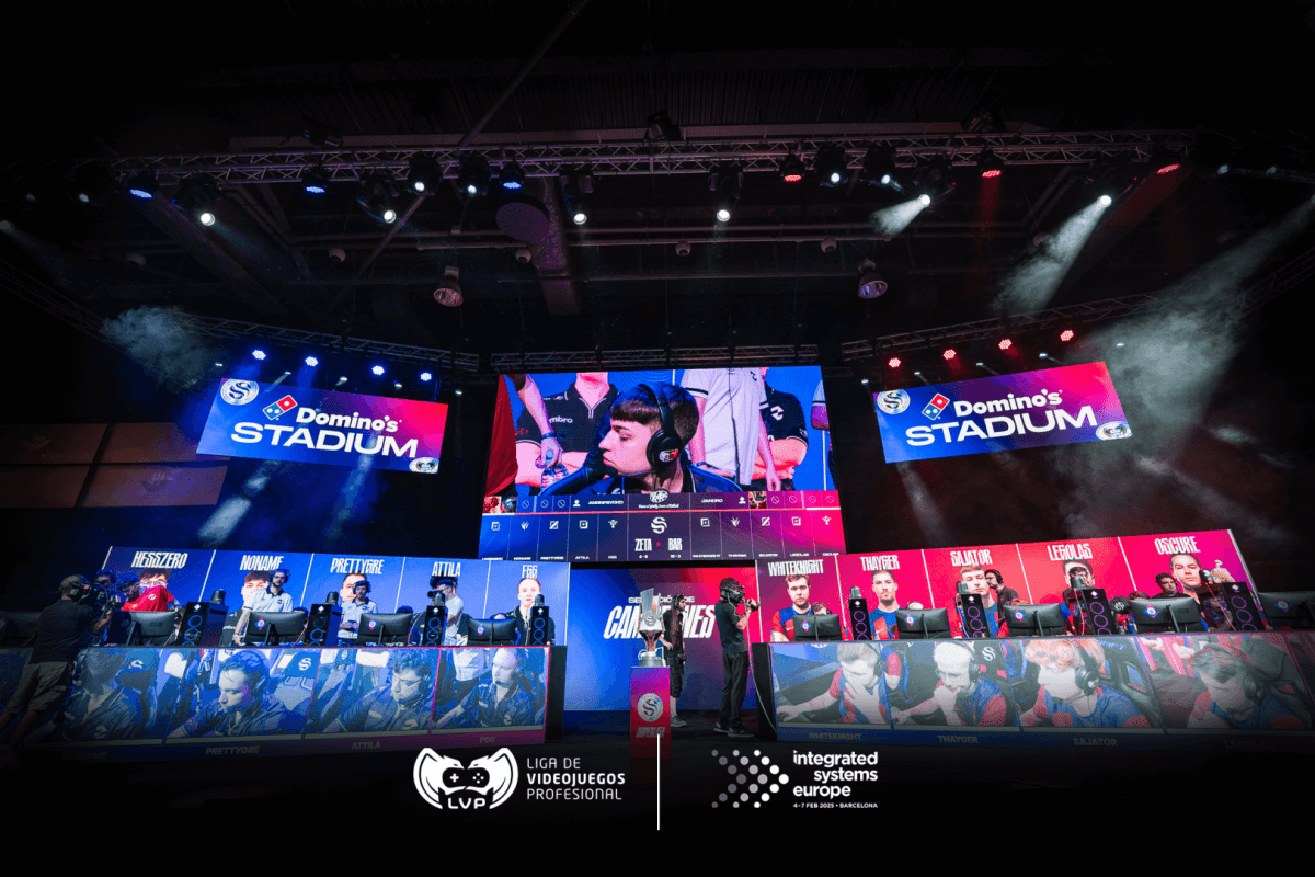LVP lleva la emoción de los eSports a ISE 2025 en Barcelona