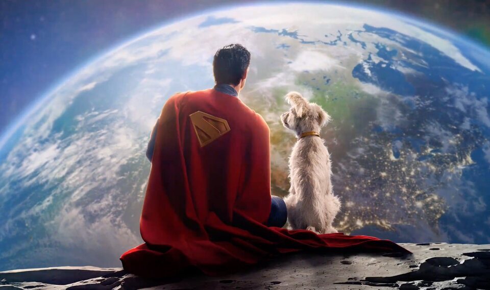 Clark Kent y Krypto en 'Superman'