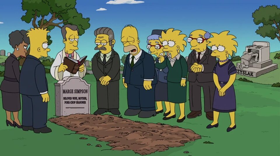 El funeral de Marge