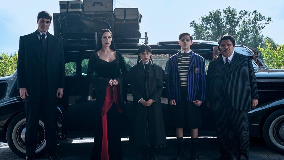 La Familia Addams en la segunda temporada de 'Miércoles'