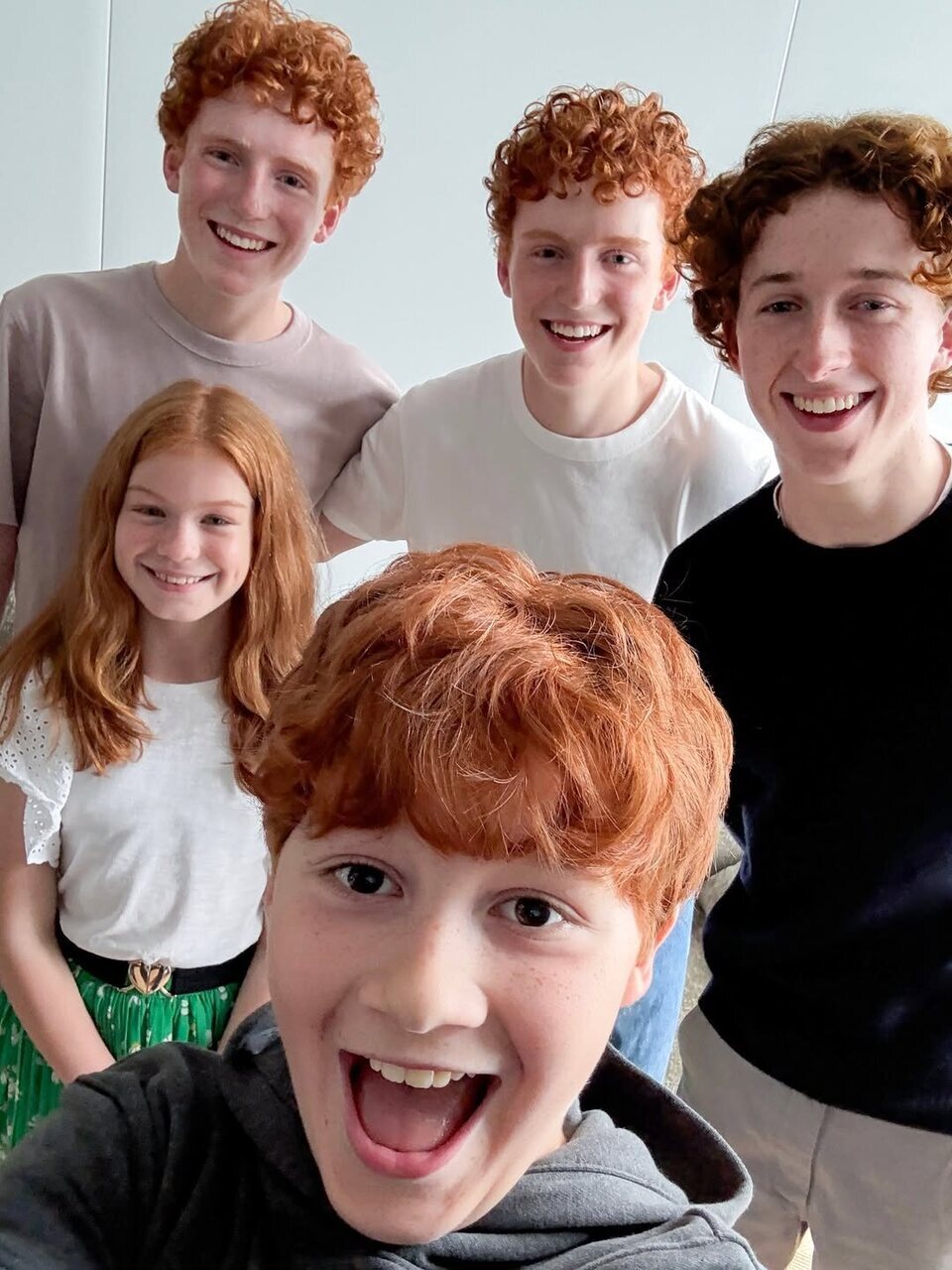 Los hermanos Weasley en la serie 'Harry Potter'