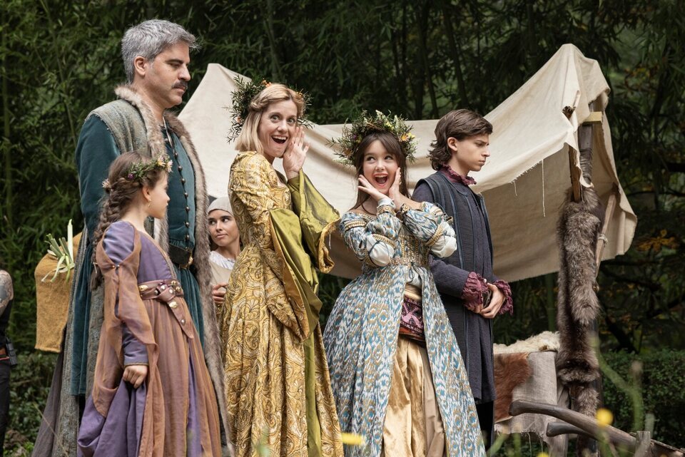 Los protagonistas de 'Sin Cobertura' detrás de las cámaras