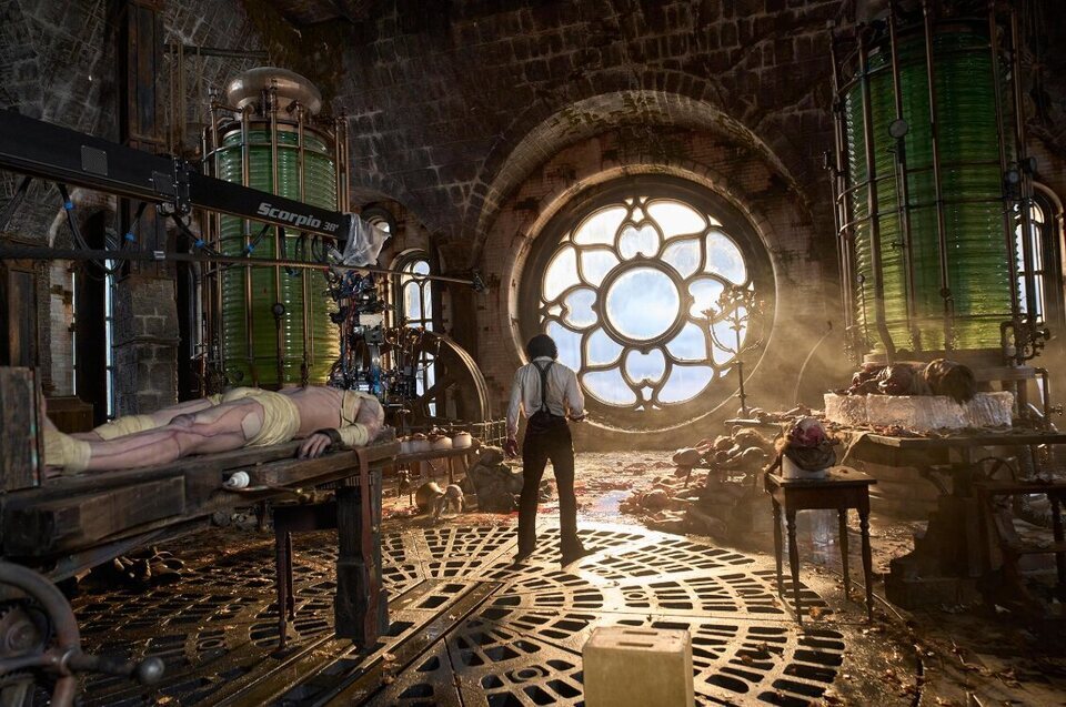 Efectos prácticos en 'Frankenstein'