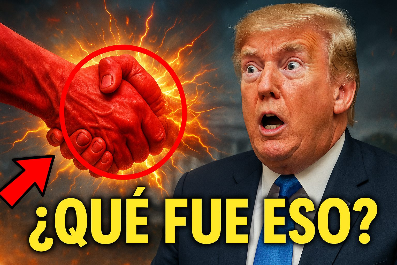 El apretón de manos de Donald Trump: ¿estrategia de poder o simple provocación?