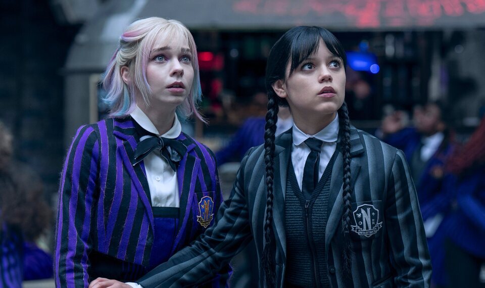 Enid y Miércoles en la segunda temporada