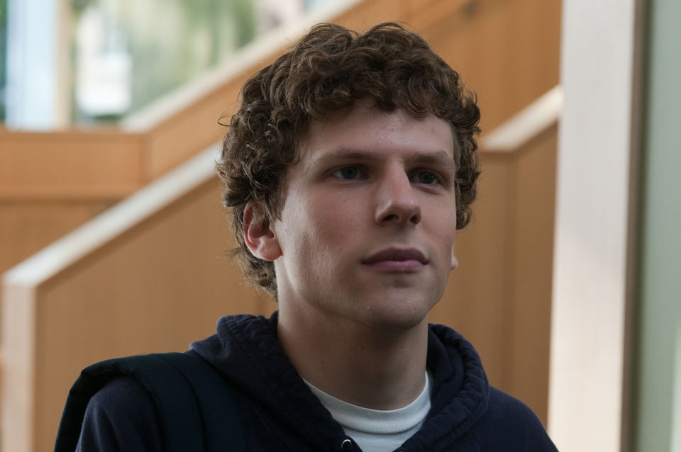 Jesse Eisenberg estuvo nominado al Oscar por su papel en 'La red social'