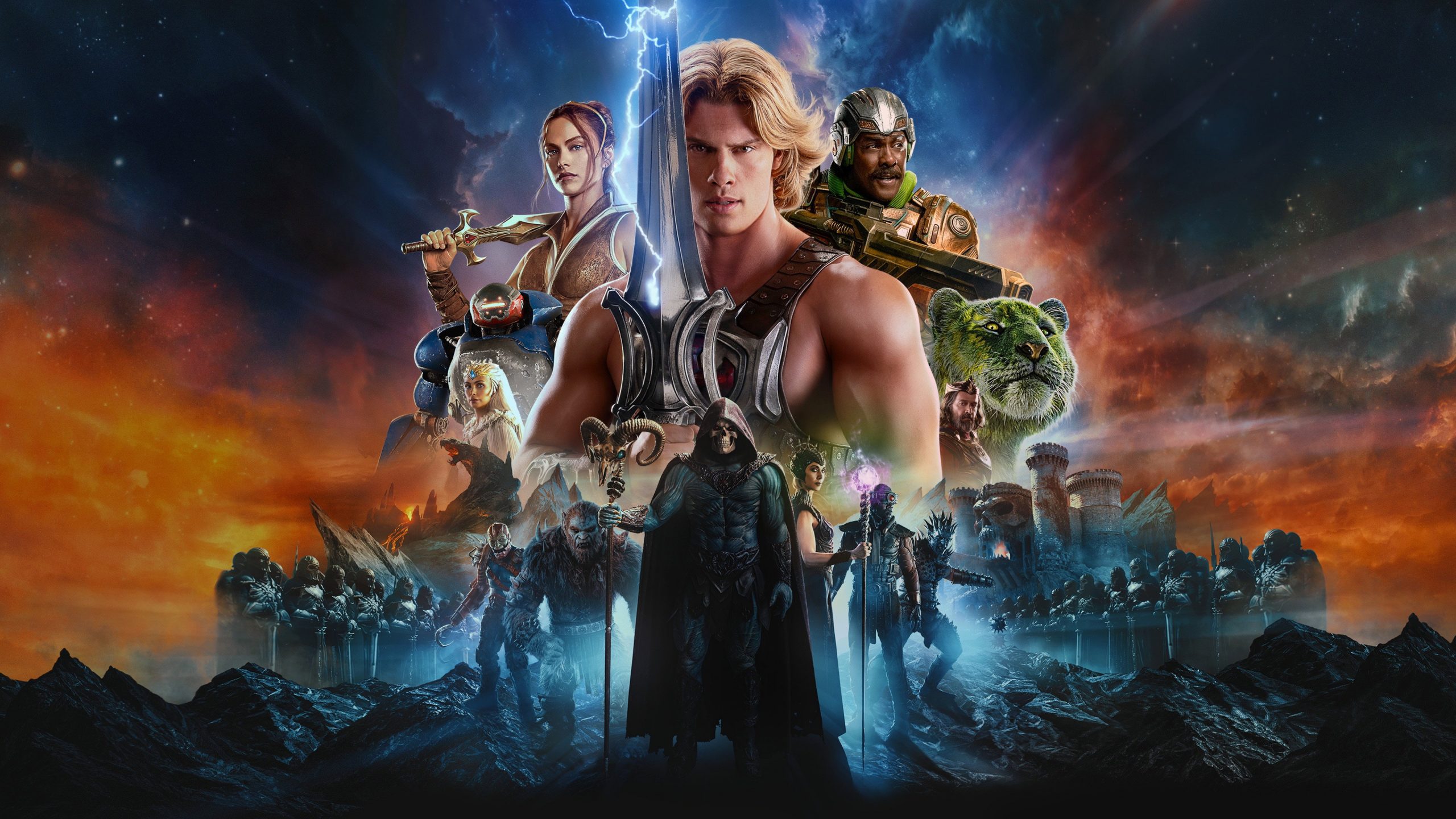 Escena de acción en Eternia de Masters of the Universe 2026
