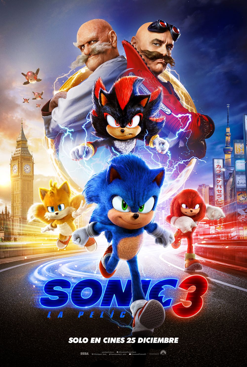 Llega a Netflix ‘Sonic 3, la película’: la adaptación de Sega con Shadow y Jim Carrey que arrasó en cines llega al streaming