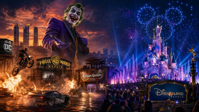 Parque Warner: el Joker se ríe de Madrid. Mucho derrape, poca ambición y Parques Reunidos a años luz de Disneyland París Parque Warner